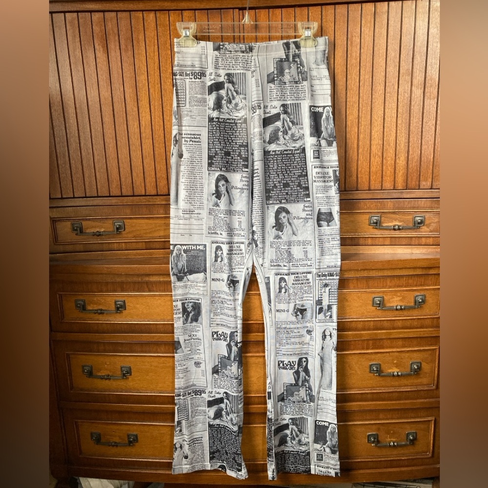 FASHION BRAND COMPANY- Back Pages single layer mesh pants